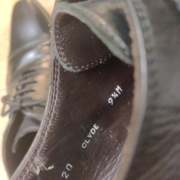 Donald J Pliner Clyde balmoral cap toe oxfords 9.5M vibram soles made italy - Picture 4 of 9